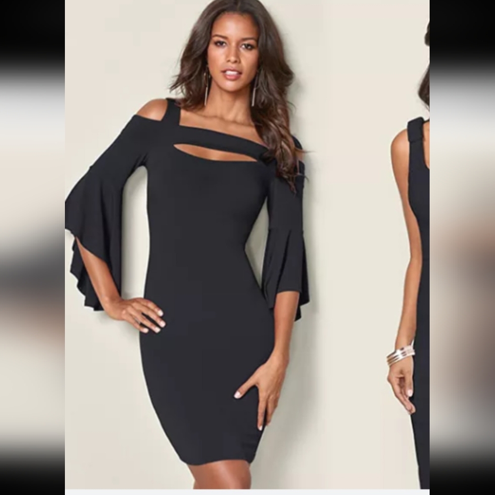 Chic Black One-Shoulder Dress